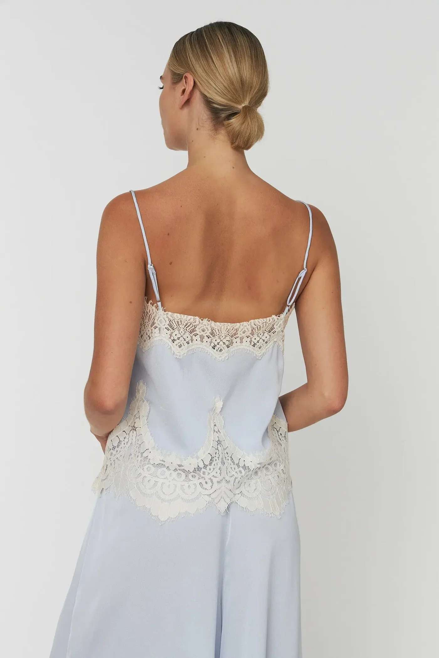 Delicate Lace Top (Dust Blue) - Image 3