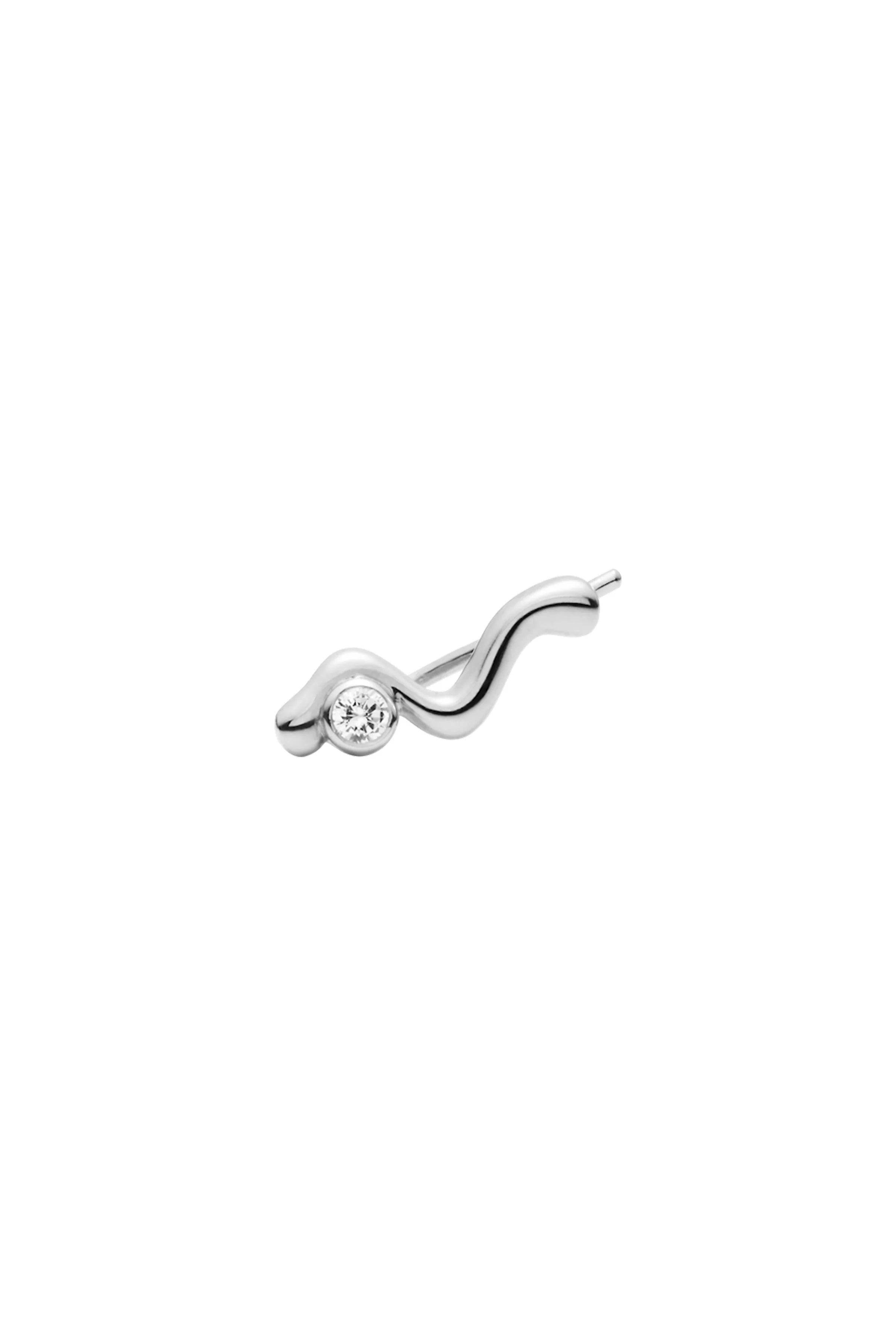 Silver Nora Crawler Earring - Image 3