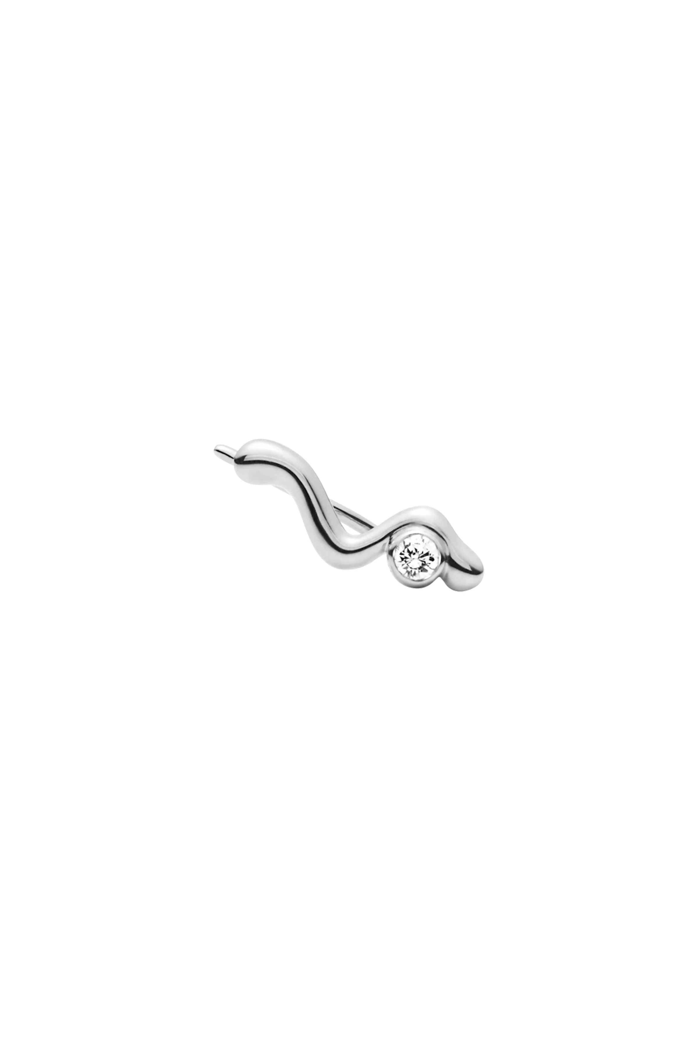Silver Nora Crawler Earring - Image 4